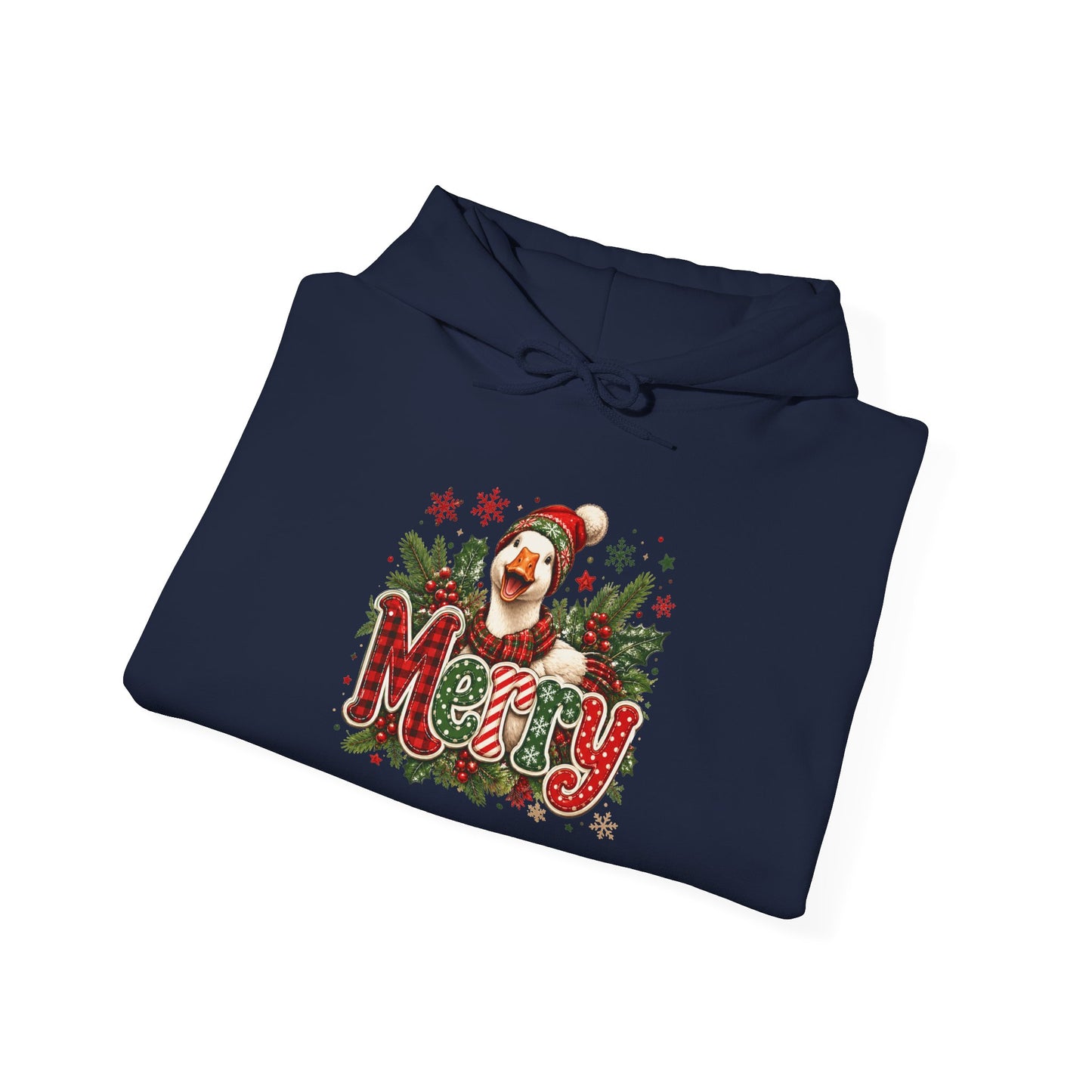 Merry Christmas Dog Hoodie – Festive Plaid Holiday Sweater Design