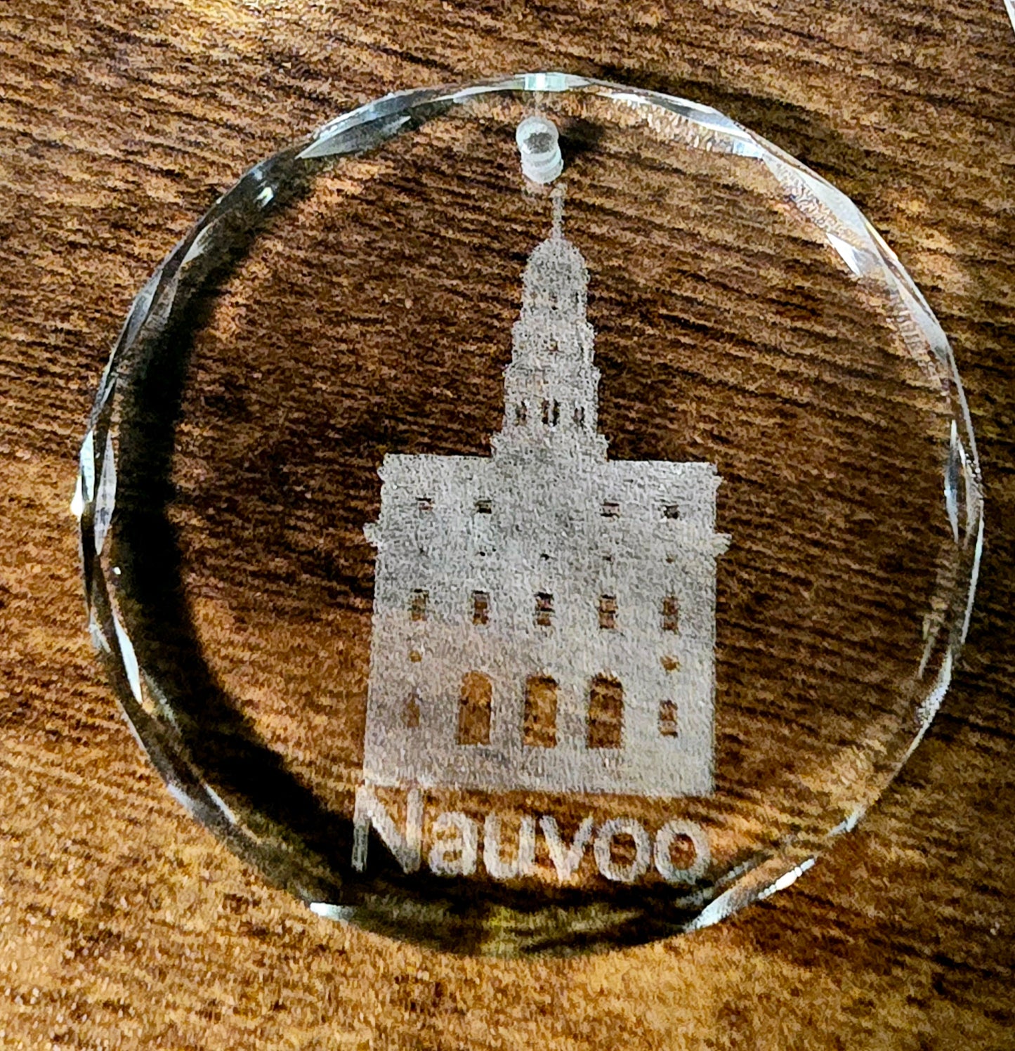 Utah LDS Temple -K9 Crystal Ornament