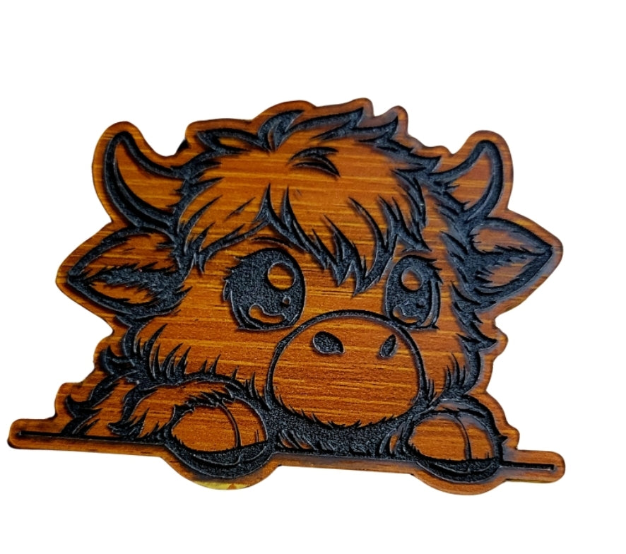 Highland cow magnet