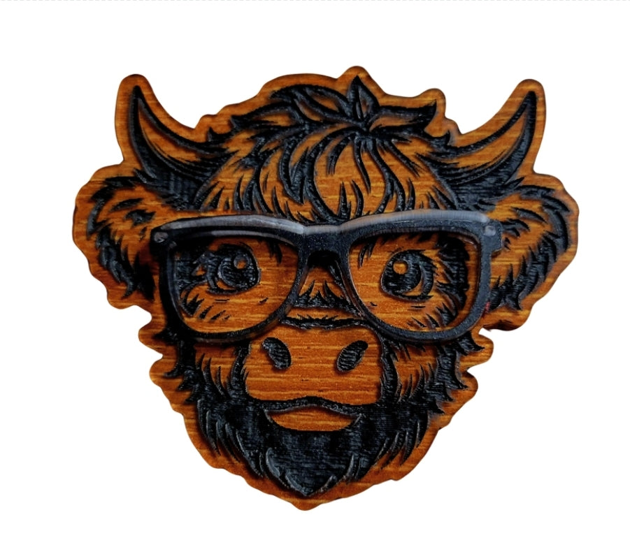 Highland cow magnet