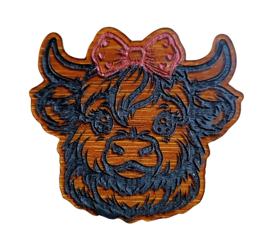 Highland cow magnet