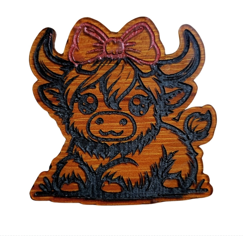 Highland cow magnet