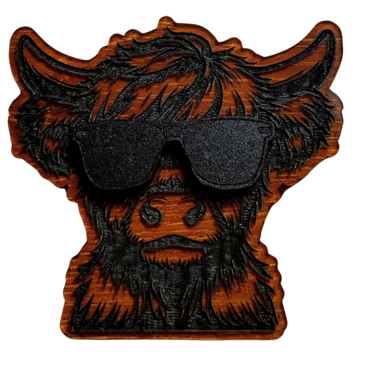 Highland cow magnet