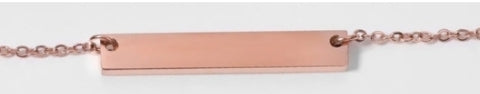 Stainless Steel Bar Necklace