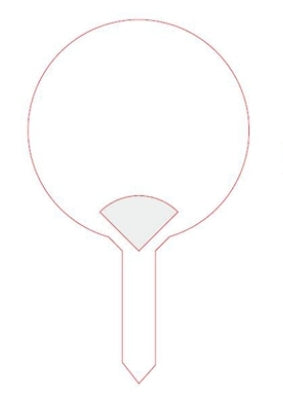 Acrylic LED Topper Light Up Cake Topper