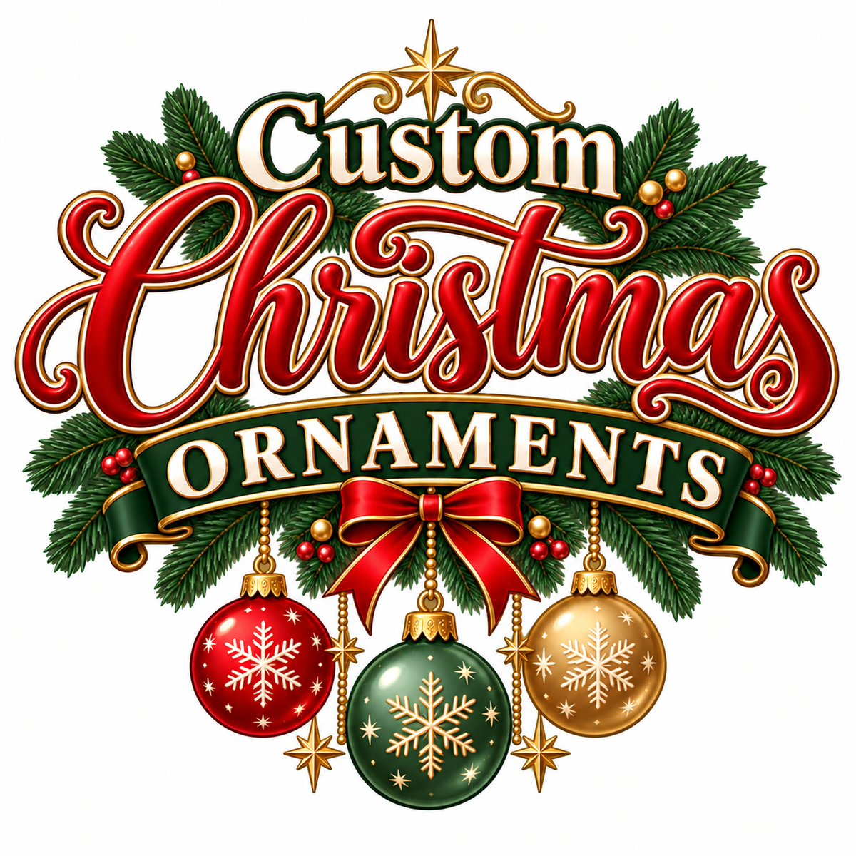 Custom Christmas ornaments