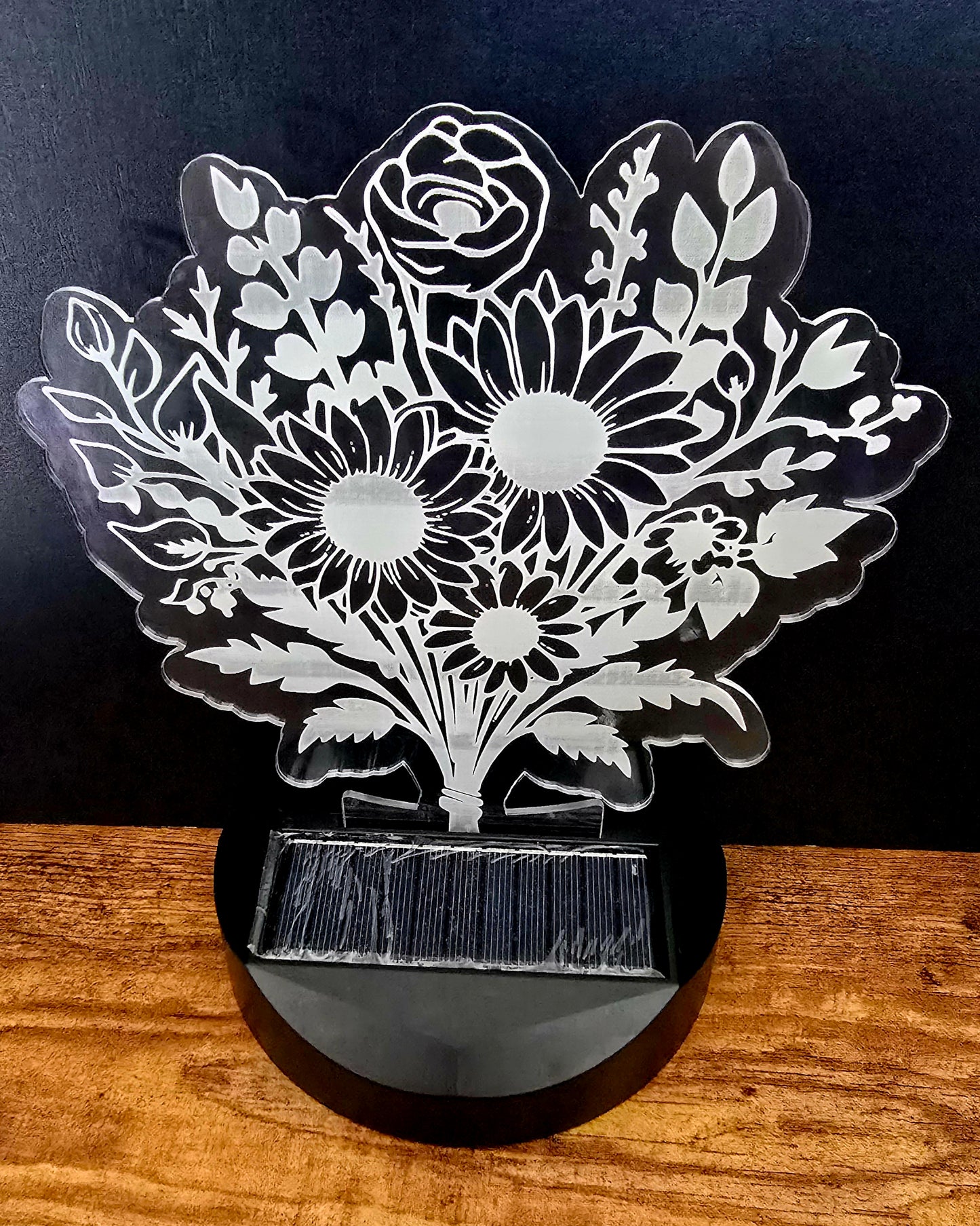 Solar garden stakes