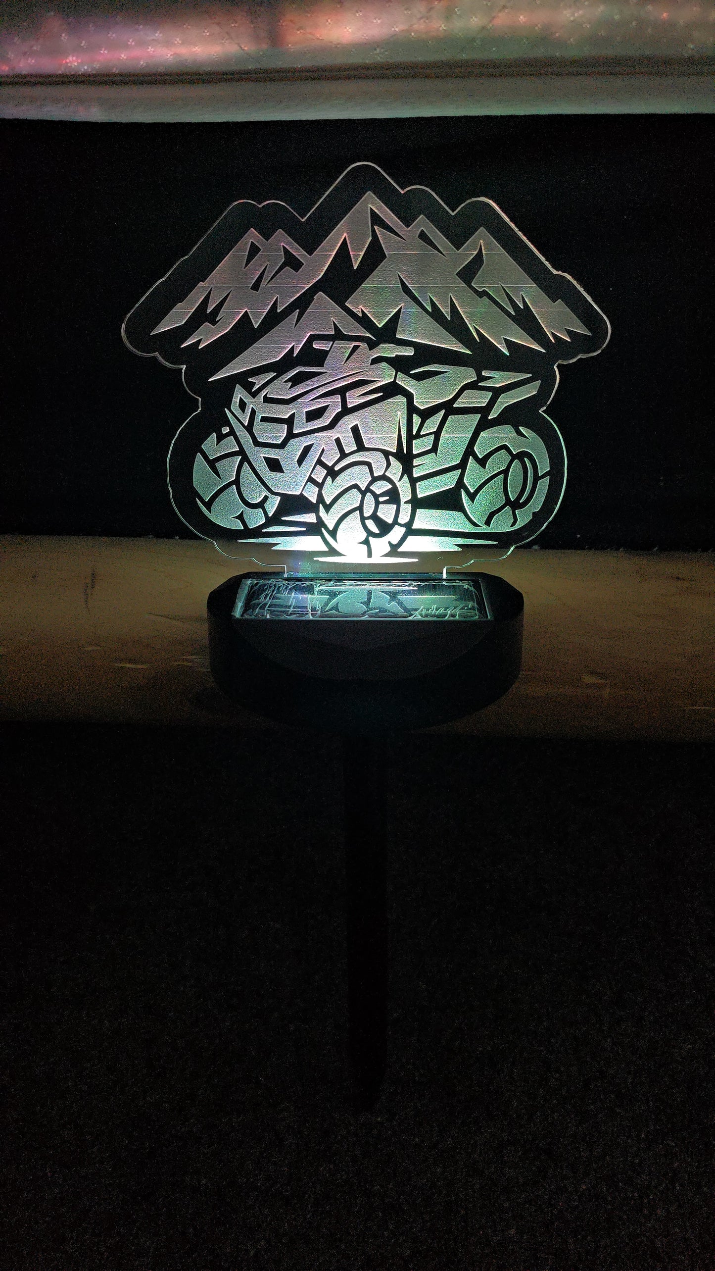 Solar garden stakes