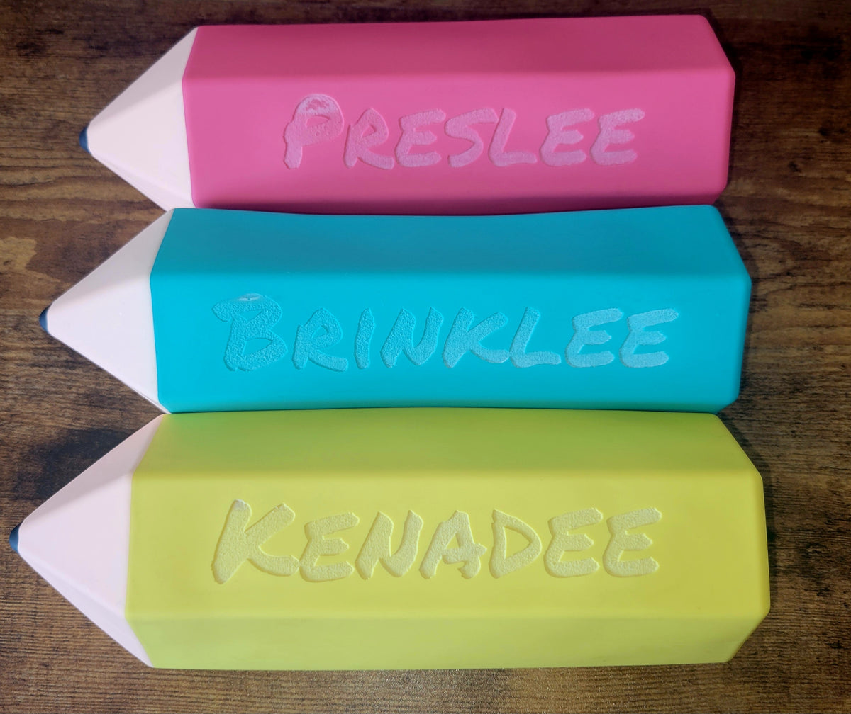 Personalized Pencil Pouch - Pencil Shaped