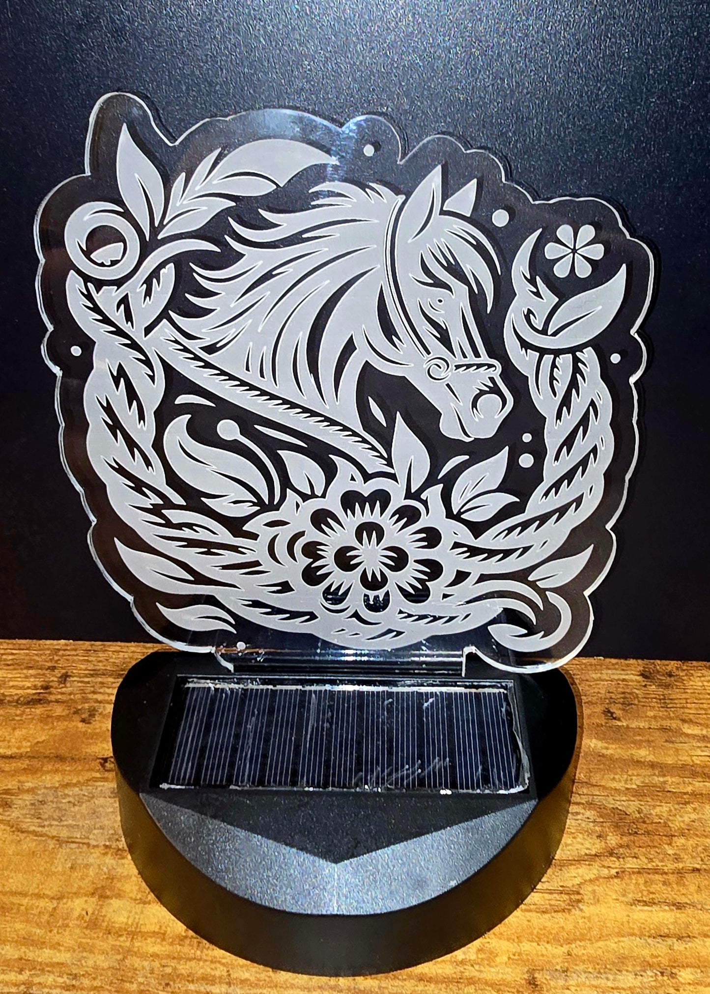 Solar garden stakes
