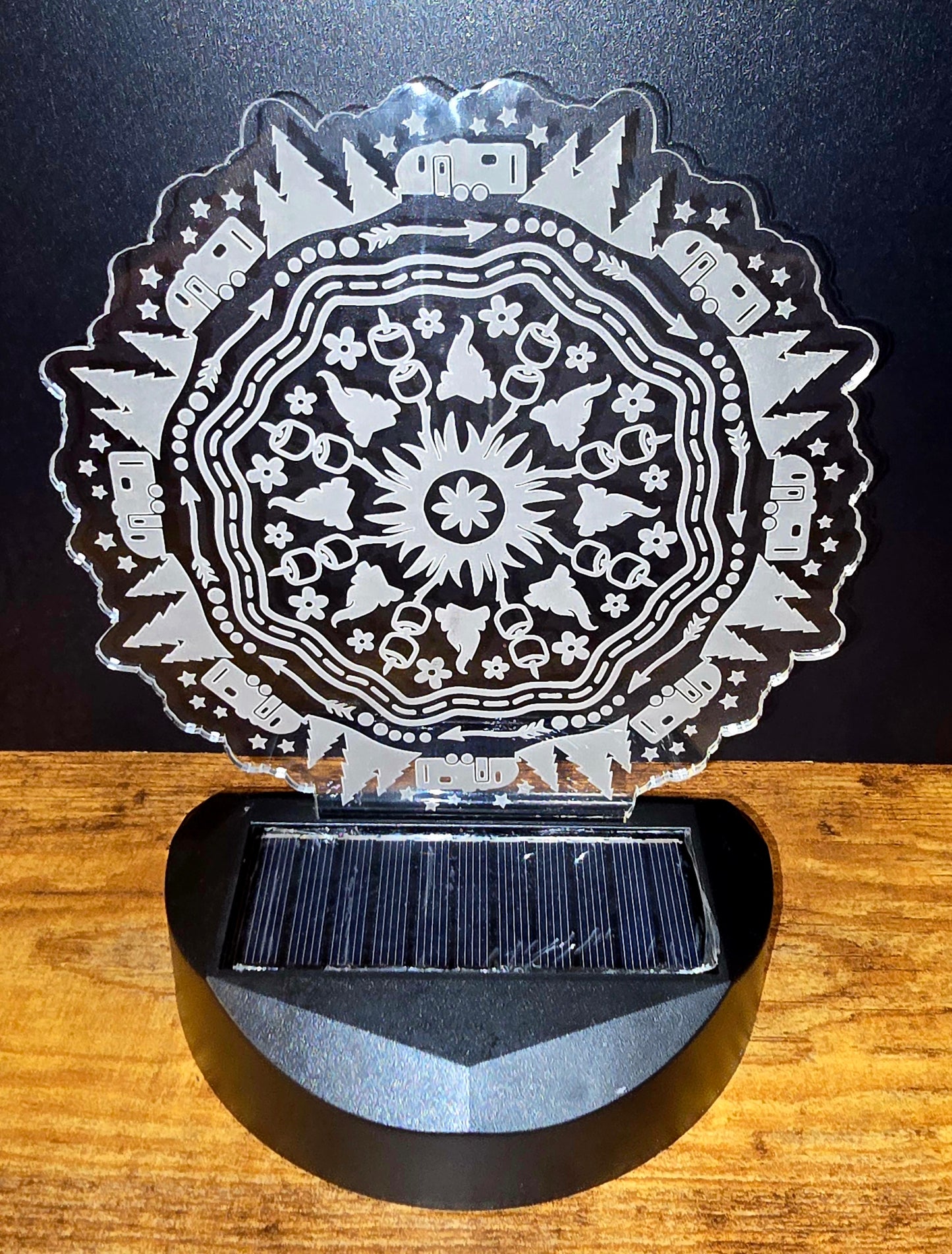 Solar garden stakes