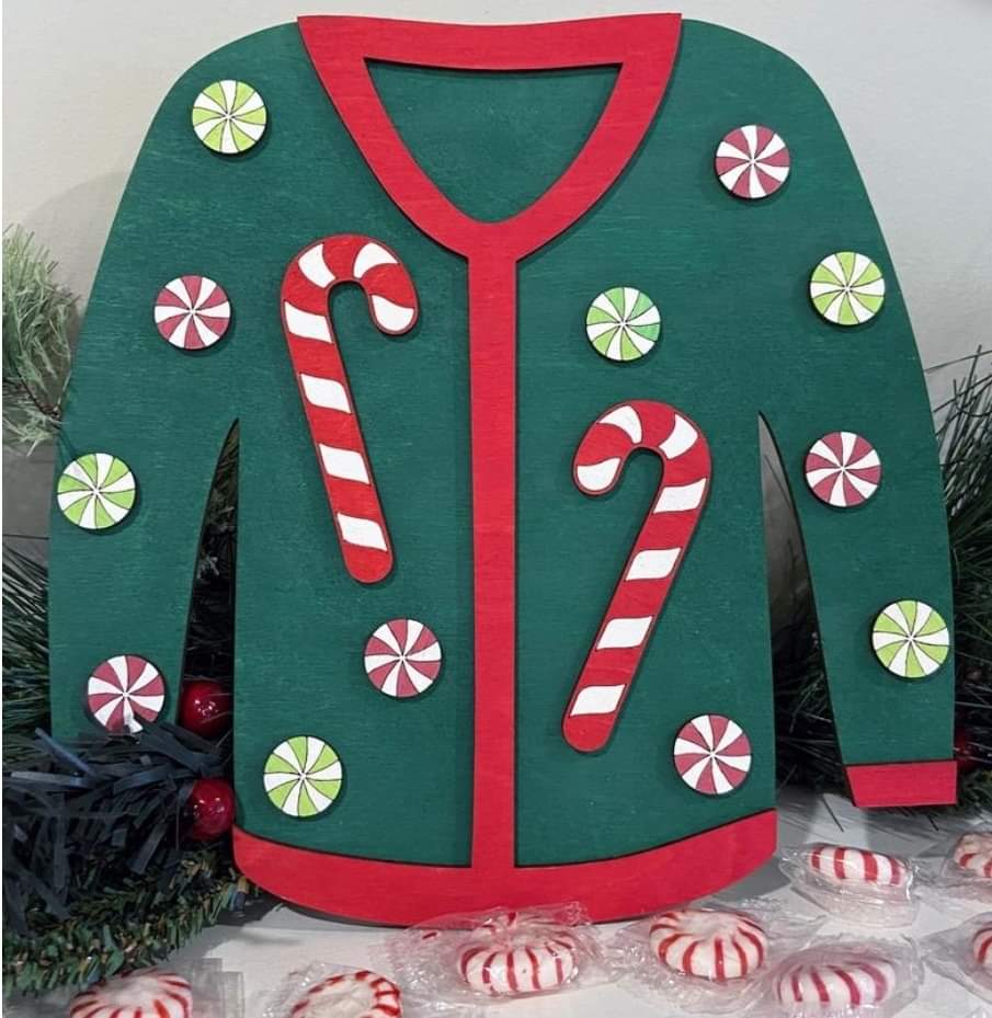 DIY Christmas Cardigan