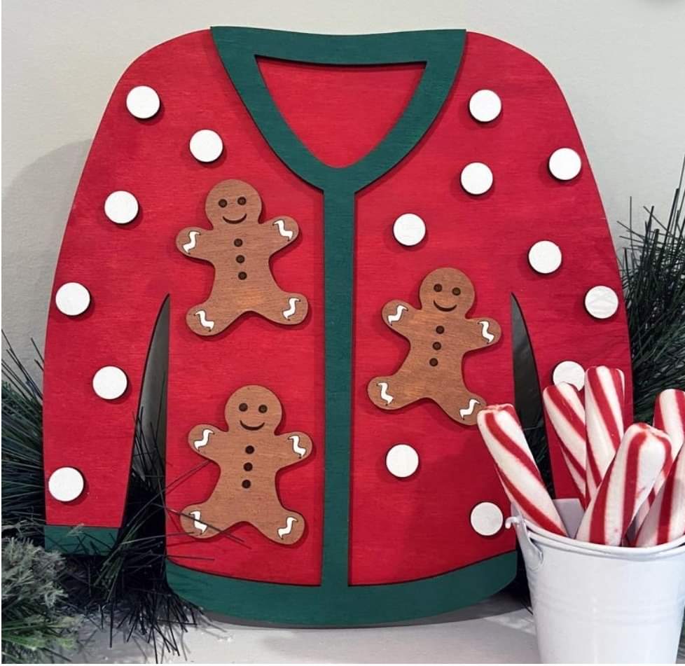 DIY Christmas Cardigan