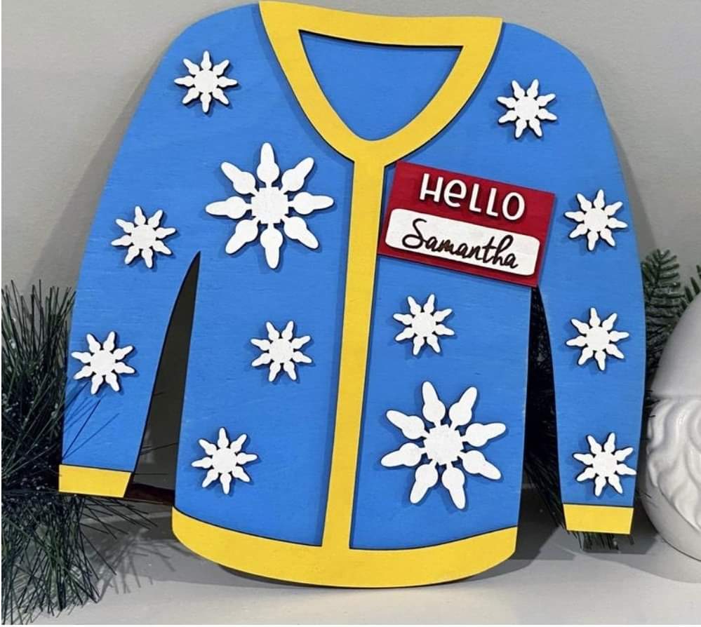 DIY Christmas Cardigan
