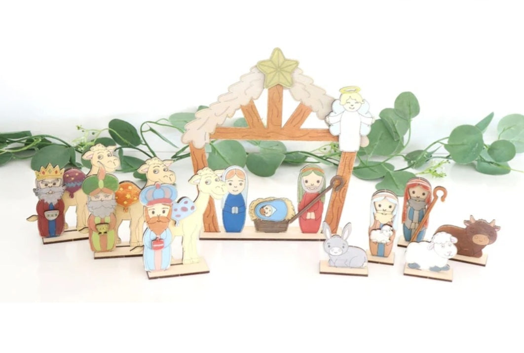 DIY Nativity set
