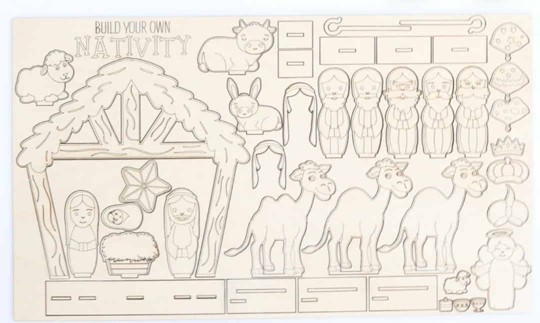 DIY Nativity set