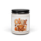 Cozy Highland Cow Candle | Soy Candle, Fall Pumpkin Leaves