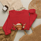 Christmas Highland Cow "Merry" Crewneck Sweatshirt