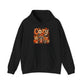 Cozy Autumn Raccoon Hoodie | Fall Leaves Pumpkin Harvest