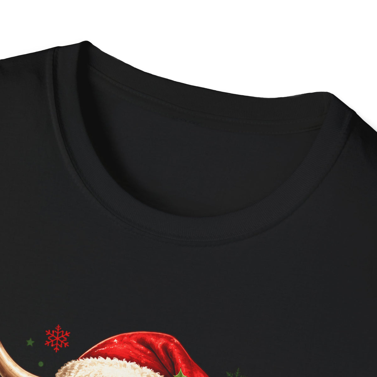 Merry Highland Cow Christmas Graphic T-Shirt
