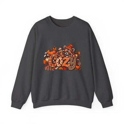 Cozy Fall Pumpkin Patch sweatshirt | Autumn leaves, plaid lettering
