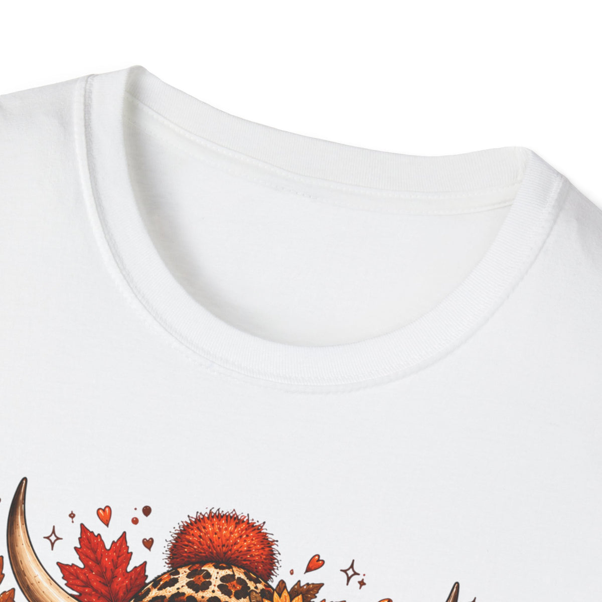 Fall Highland Cow Graphic T-Shirt