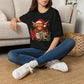 Merry Highland Cow Christmas Graphic T-Shirt