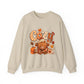 Cozy Autumn Bear illustration Sweatshirt | Fall Leaves, Pumpkin, Hot Cocoa