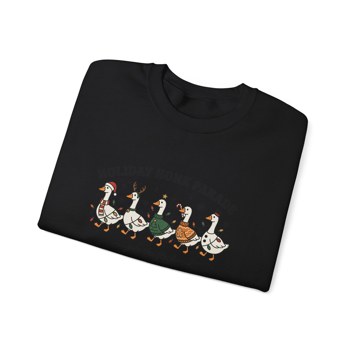 Holiday Goose Parade Sweatshirt, Festive Goose Crewneck
