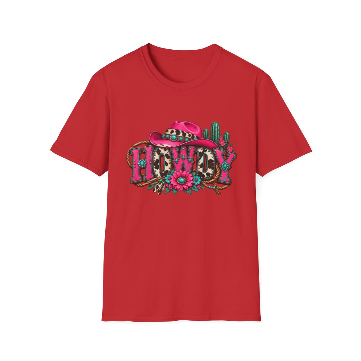 Howdy Floral  Graphic T-Shirt