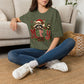Merry Christmas Raccoon Graphic T-Shirt