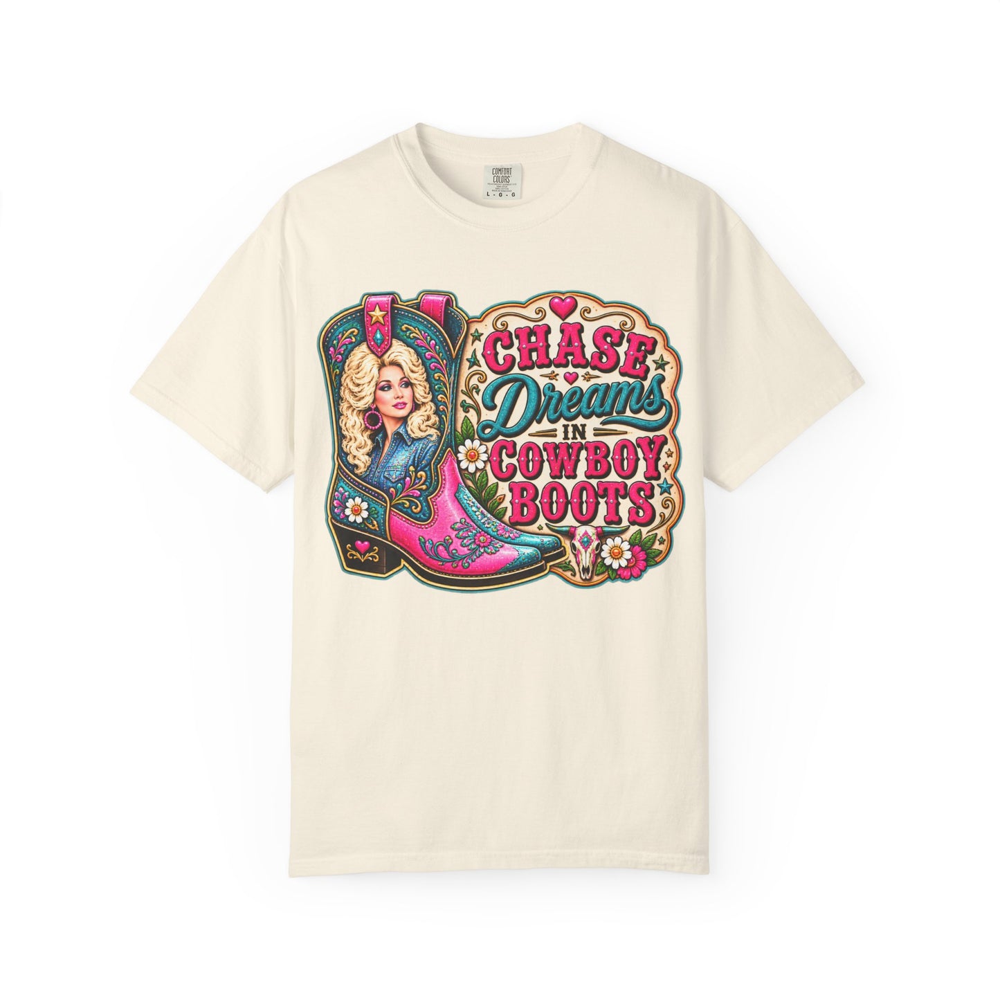 Chase Dreams in Cowboy Boots T-Shirt