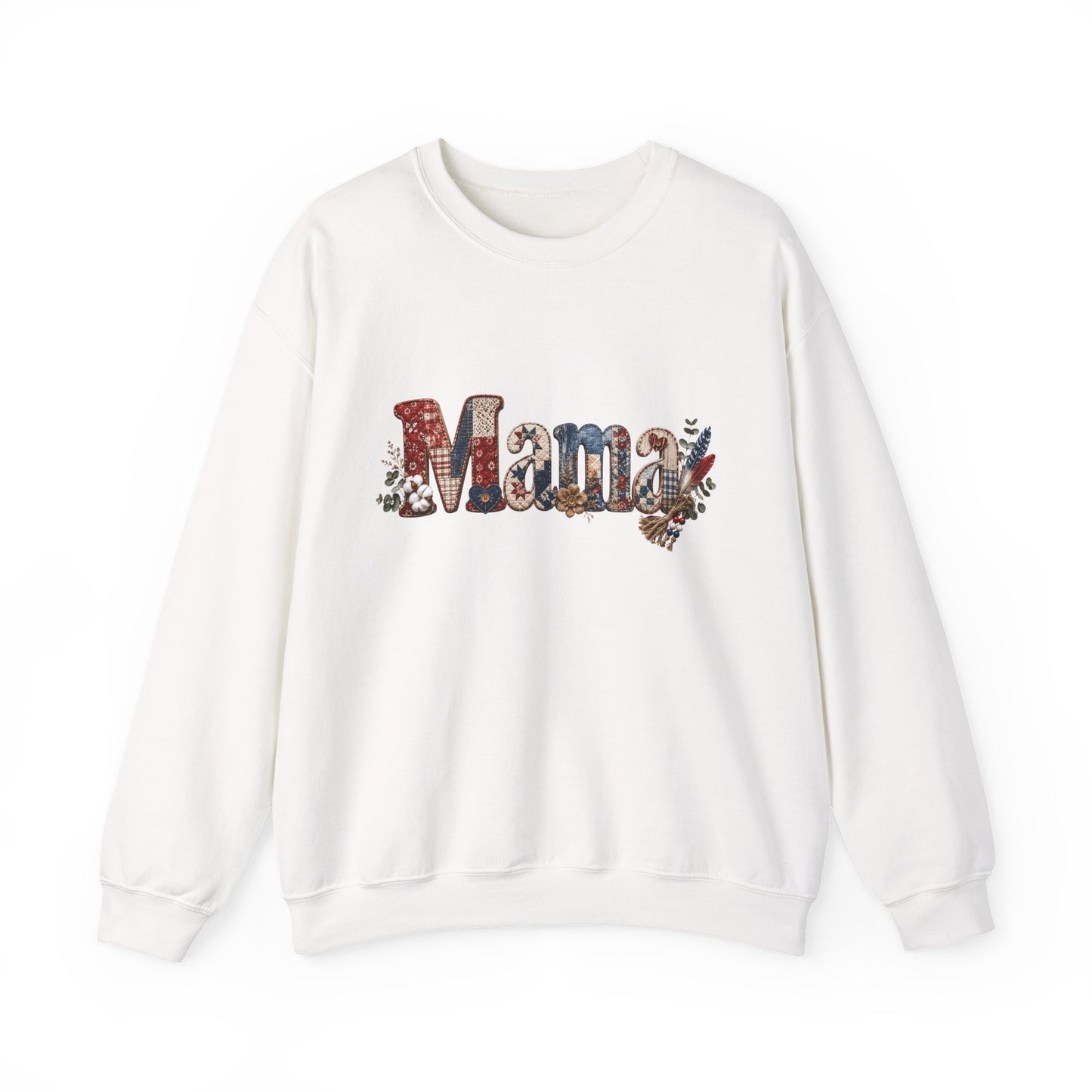 Mama Floral Letters Sweatshirt