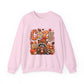 Cozy Raccoon Fall Sweatshirt | Autumn Pumpkins Leaves Plaid
