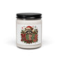 Merry Raccoon Christmas Soy Candle — Holiday Scented 9oz Jar