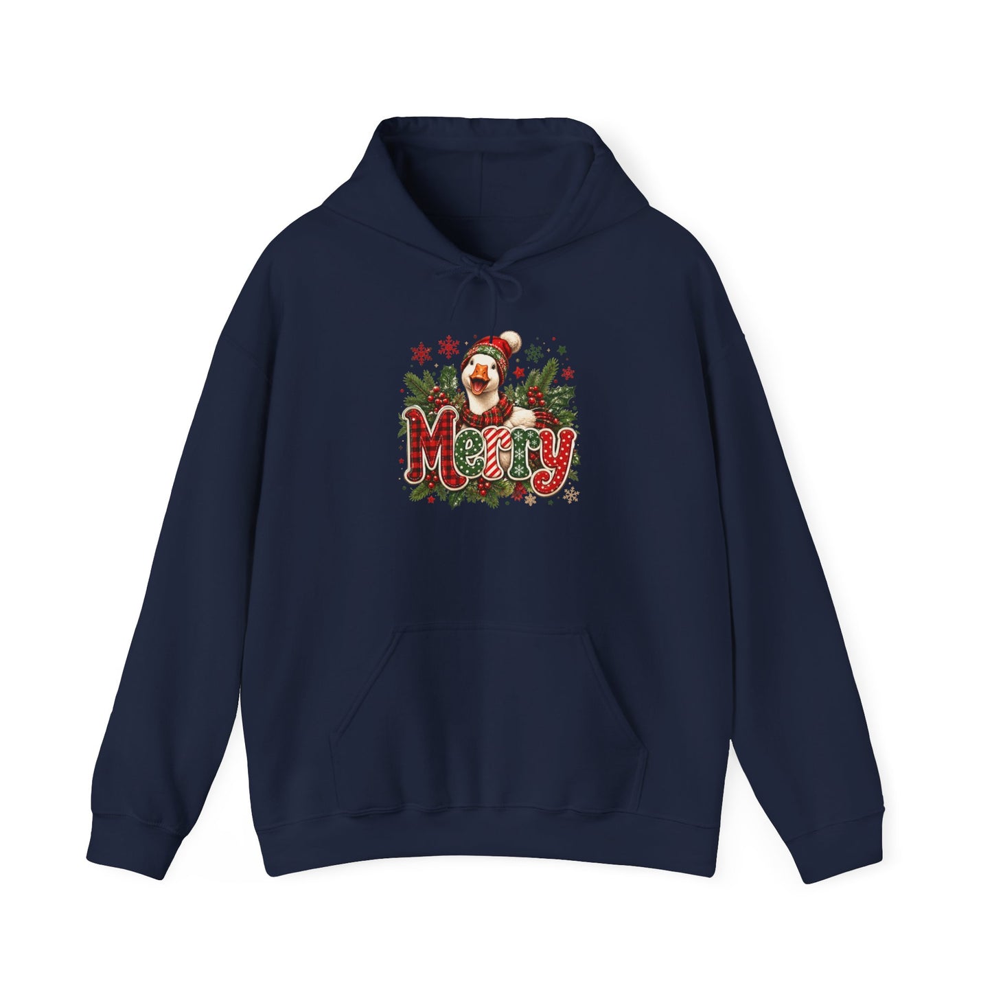 Merry Christmas Dog Hoodie – Festive Plaid Holiday Sweater Design