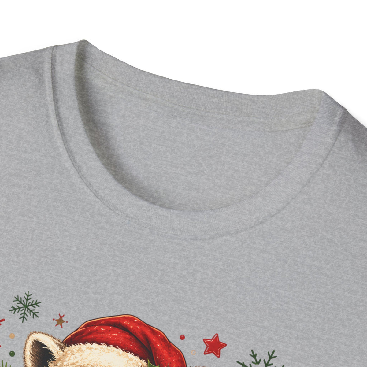 Merry Christmas Raccoon Graphic T-Shirt