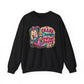 Crewneck Sweatshirt - "Chase Dreams in Cowboy Boots" Retro Western Graphic