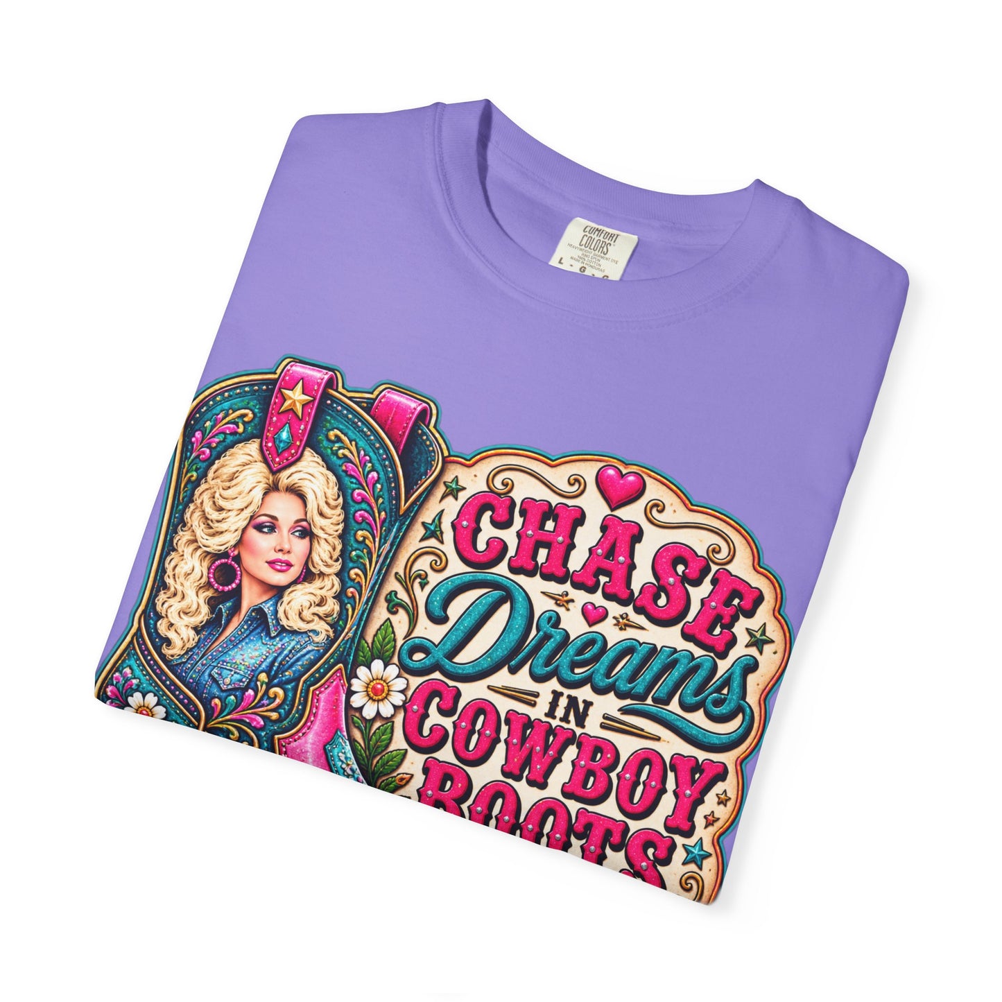 Chase Dreams in Cowboy Boots T-Shirt