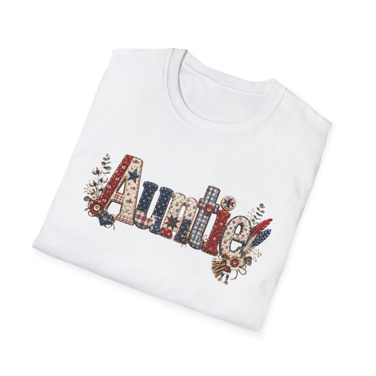 Auntie Floral Graphic T-Shirt