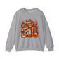 Autumn Highland Cow Fall Sweatshirt | Pumpkin Sunflower Harvest