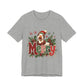 Merry Dog Christmas Tee — Festive Plaid Holiday Dog Shirt