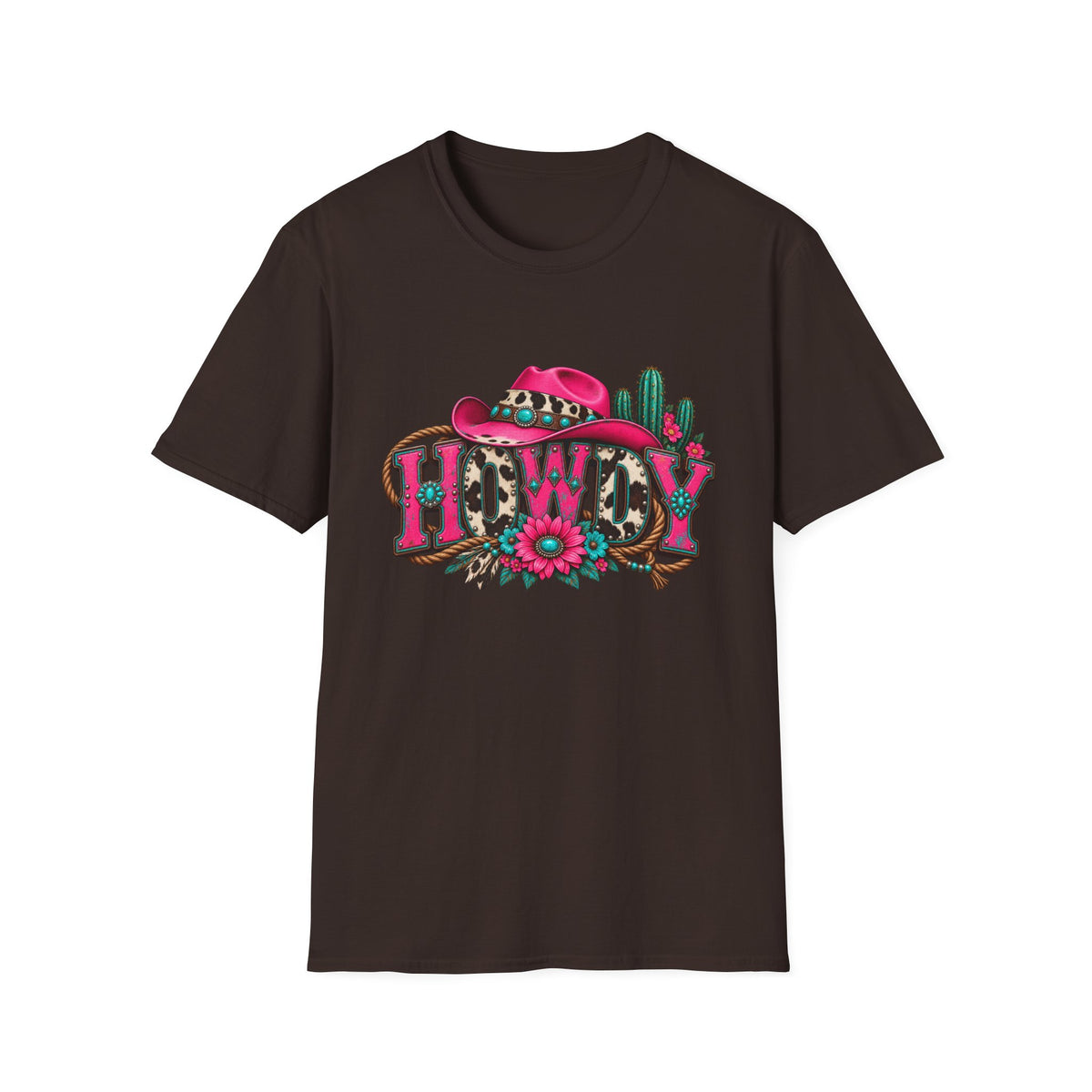 Howdy Floral  Graphic T-Shirt
