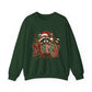 Crewneck-Christmas Raccoon "Merry"