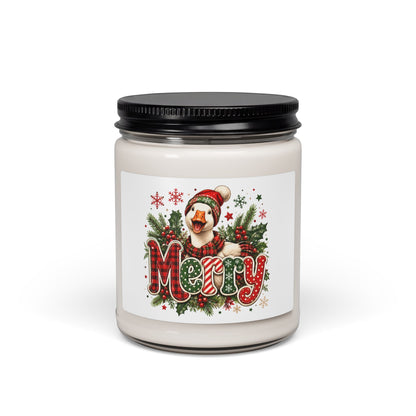 Merry Goose Holiday Soy Candle — 9oz Scented Christmas Candle