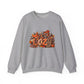Cozy Autumn Harvest Sweatshirt | Fall Pumpkin Leaves Plaid Knit