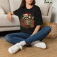 Merry Christmas Raccoon Graphic T-Shirt