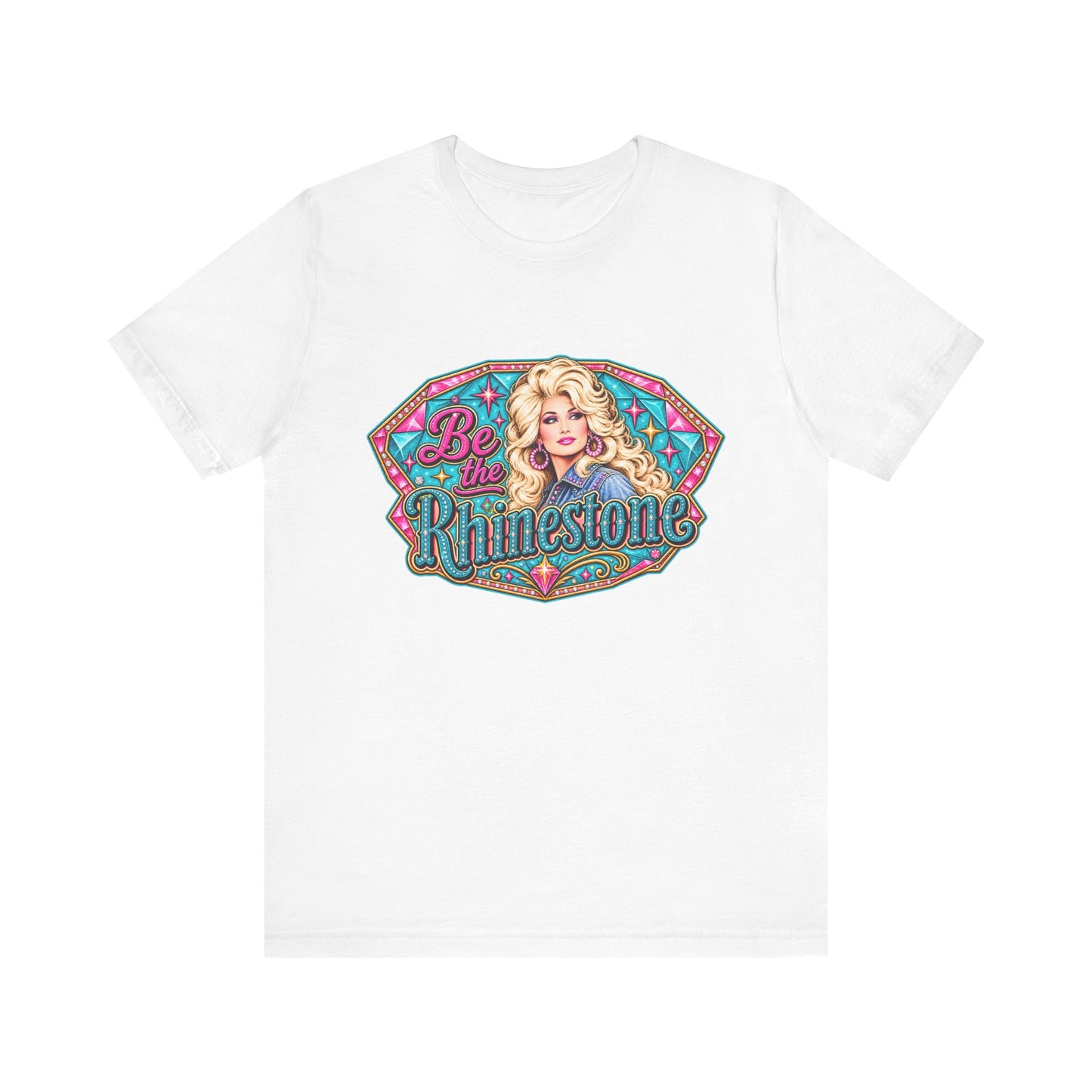 Be the Rhinestone T-Shirt | Retro Country Cowgirl Illustration