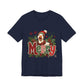 Merry Dog Christmas Tee — Festive Plaid Holiday Dog Shirt