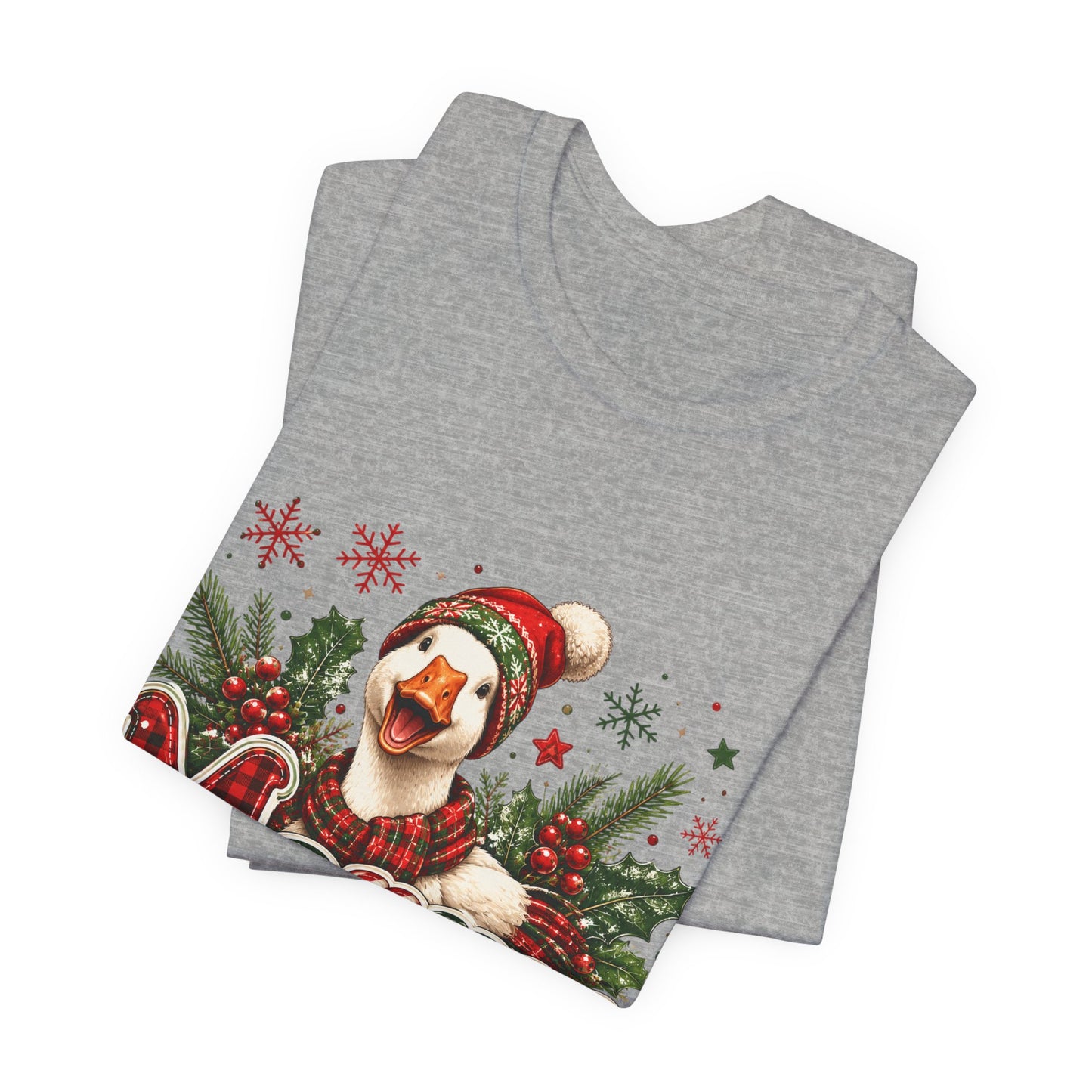 Merry Dog Christmas Tee — Festive Plaid Holiday Dog Shirt